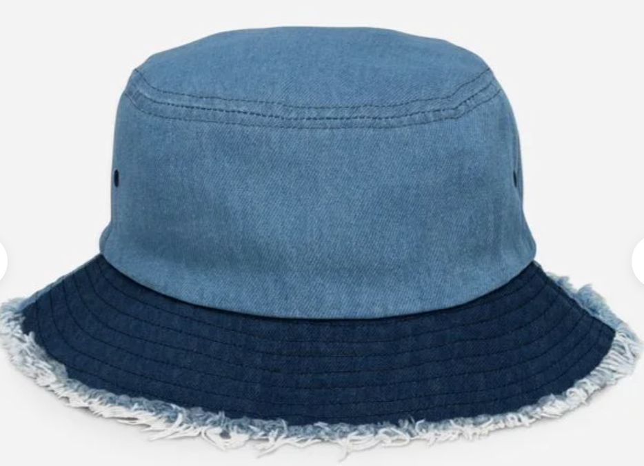 The jt3 Distressed Denim Bucket Hat